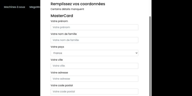 Love Casino création compte